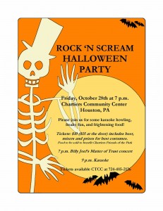 Halloween party flyer